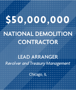 National Demolition Contractor - Lead Arranger