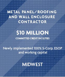 ESOP - Metal Panel/Roofing and Wall Enclosure Contractor